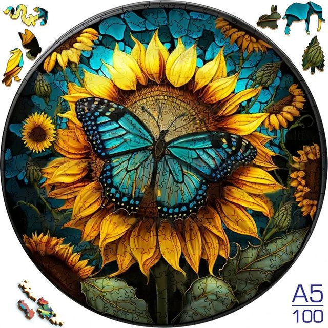 Yiran toy Mond Puzzle, Blau, ab 12 Jahre - Bild 1