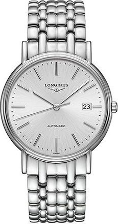 Longines Armbanduhr Automatik, Edelstahl, Silber, Herren - Bild 1