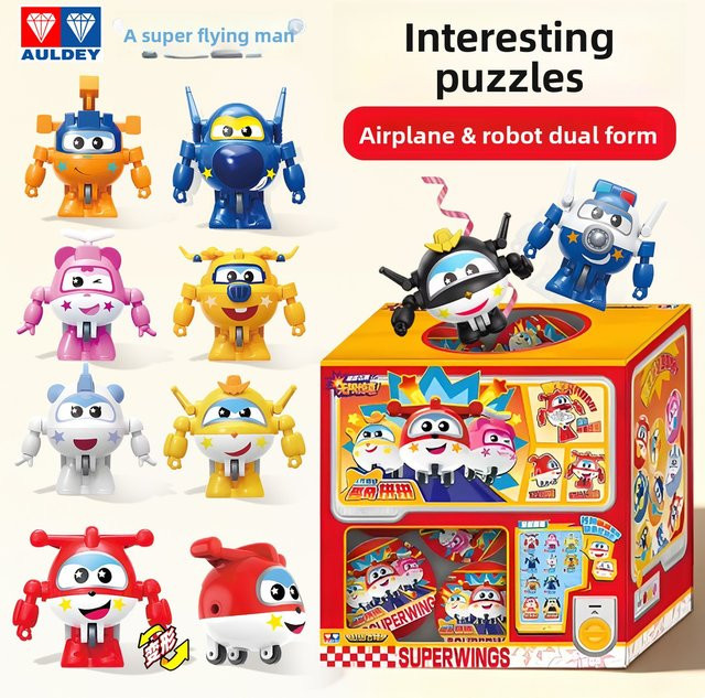 AULDEY Super Wings Jett, Actionfigur, Einzelfigur - Bild 1