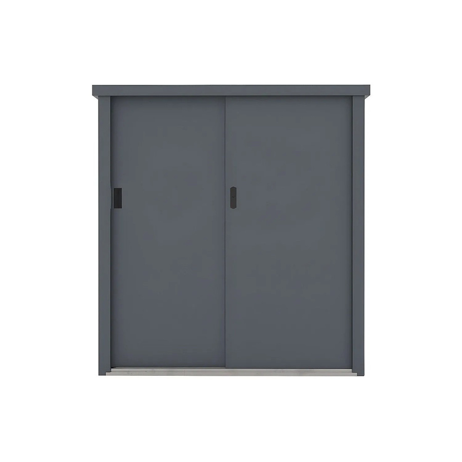Gartenschrank Reivax aus Stahl in Anthrazitgrau B/T/H: 125 x 80 x 131 cm - Bild 2
