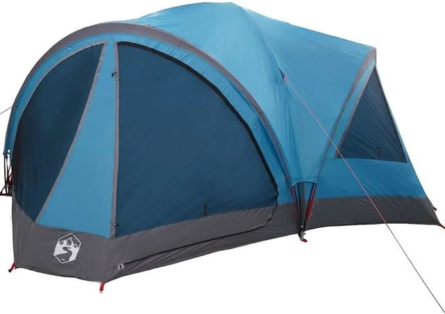 vidaXL Familienzelt in Blau und Grau B/T/H: 460 x 430 x 214 cm - Bild 1