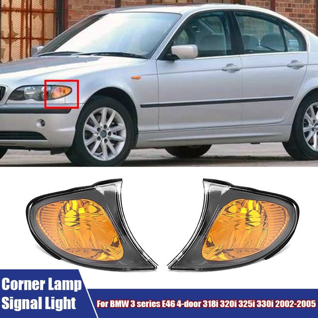 Dreamburgh Blinkerleuchte für BMW 3er E46 4-Türer 318i 320i 325i 330i (2002-2005) vorne Ecke Ersatzteil 63137165859 63137165860 - Bild 1