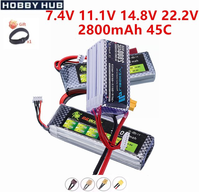RC.BURST Li-Ion Akku 2800 mAh für RC Quadcopter, Autos, Lkw und Boote - Bild 1