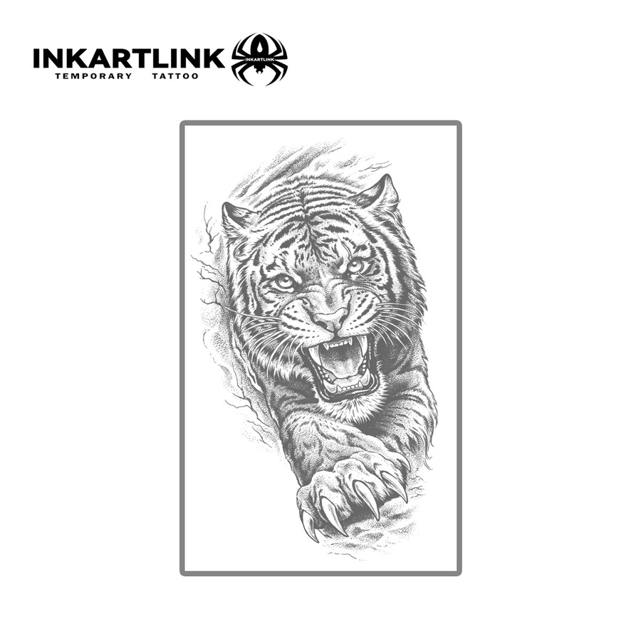 INKARTLINK Tiger Juice Tattoo-Patch, wasserfest - Bild 3