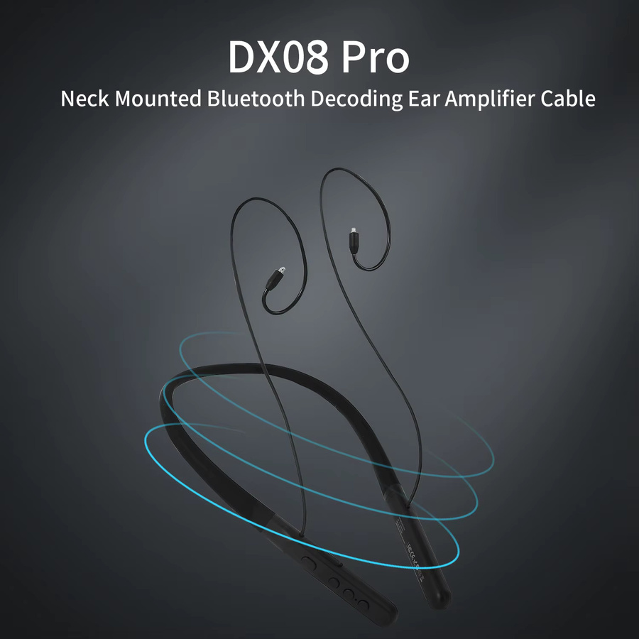 Eppfun Kabelloses Bluetooth-Kabel mit QCC3095, LDAC, aptX Adaptive und aptX-HD, MMCX, Schwarz - Bild 2