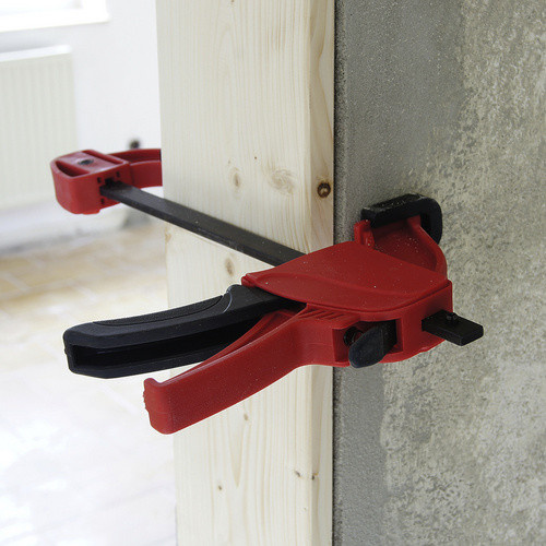 Connex Midispannzwinge aus Kunststoff in Rot und Schwarz mit einer Spannweite von 153 - 490 mm - Bild 4