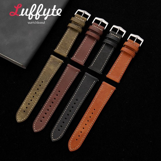 REMZEIM Uhrenarmband Kalbsleder, Unisex - Bild 1
