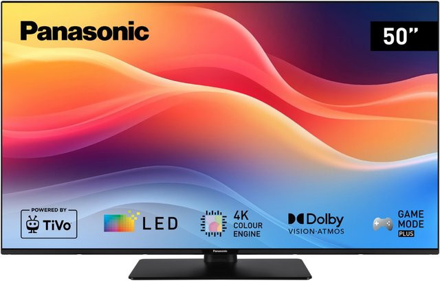 Panasonic TB-50W61AEZ Smart-TV mit 126 cm (50 Zoll) LCD-LED-Technik, 4K Ultra HD, HDR, Sprachsteuerung und Bluetooth in Schwarz - Bild 1