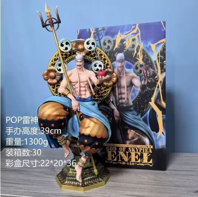 Bandai One Piece Enel GK Figur Pop Max Gott des Donners Rumble Rumble Frucht Anime Sammlerstatue mehrfarbig - Bild 5