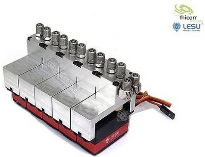 Thicon Models 56062 5-fach Hydraulik-Ventil aus Messing - Bild 1