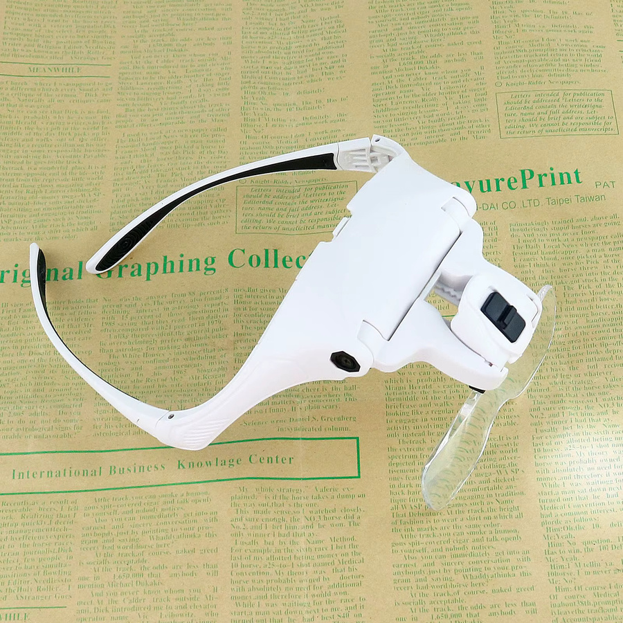 Myricko Augenreparaturlupe, 2 LED-Licht, weiß - Bild 2