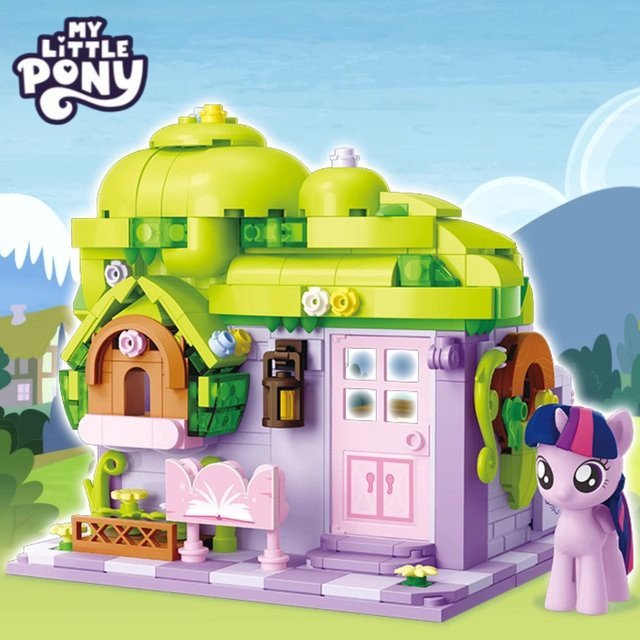 DINOSAW My Little Pony Street View Bausteine Set mit Twilight Sparkle und Pinkie Pie in Bunt / Mehrfarbig - Bild 1