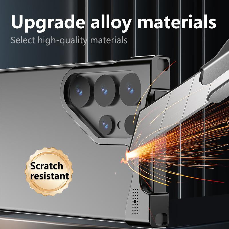 Modische unregelmäßige Handyhülle aus Aluminiumlegierung mit Aromatherapie-Funktion für Samsung Galaxy S25 S24 S23 Ultra Plus und S25 Plus - Bild 4