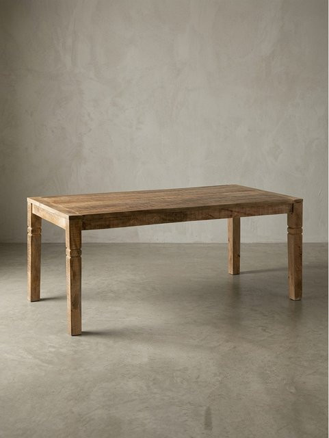 Esszimmertisch KADIMA DESIGN aus Mango Massivholz in Braun im Landhausstil, B/T/H: 120 x 76 x 70 cm - Bild 1