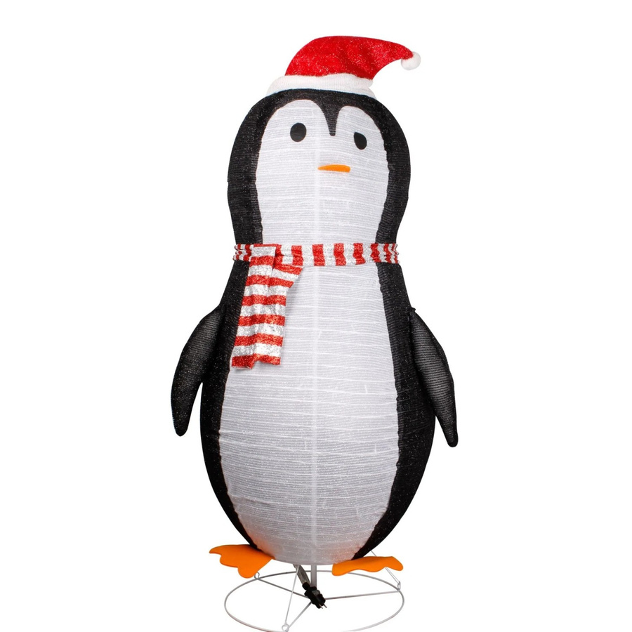 Lex LED Weihnachtsfigur Pinguin in Weiß, Höhe: 180 cm, beleuchtet mit Timer - Bild 2