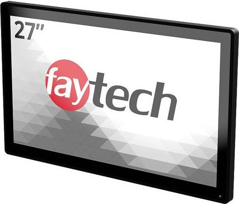 Faytech FT27TMCAPOB Touchscreen-Monitor 27 Zoll Full HD 1920 x 1080 Pixel Schwarz mit HDMI, DisplayPort und VGA - Bild 1