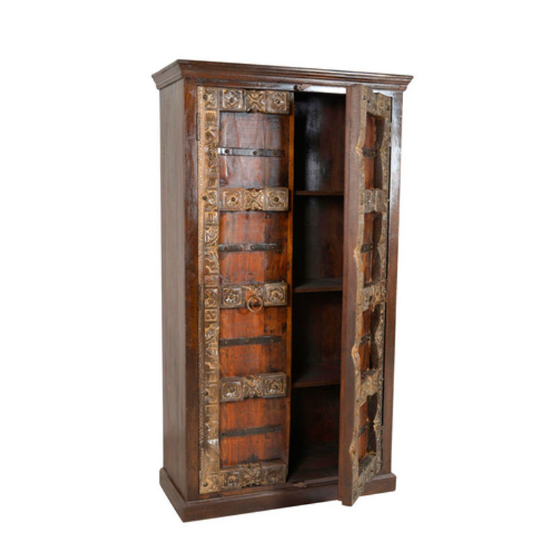SIT Schrank ALMIRAH aus Altholz, 2-türig, braun, B/T/H: 135 x 45 x 180 cm - Bild 2