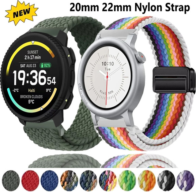 COROS Uhrenarmband Nylon, 20/22 mm, Bunt - Bild 1