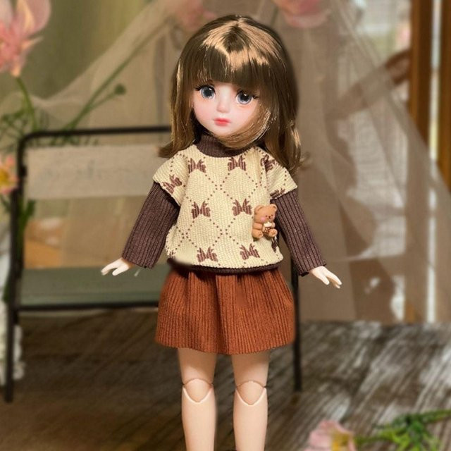 D'y Toy BJD Puppe 30cm mit Kleidung und High Heels - Bild 1
