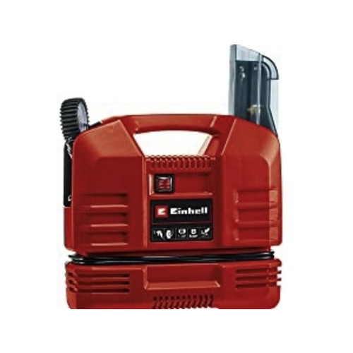 Einhell Koffer-Kompressor-Set TC-AC 190 OF, ölfrei, 8 bar, 165 l/min, rot/schwarz - Bild 5