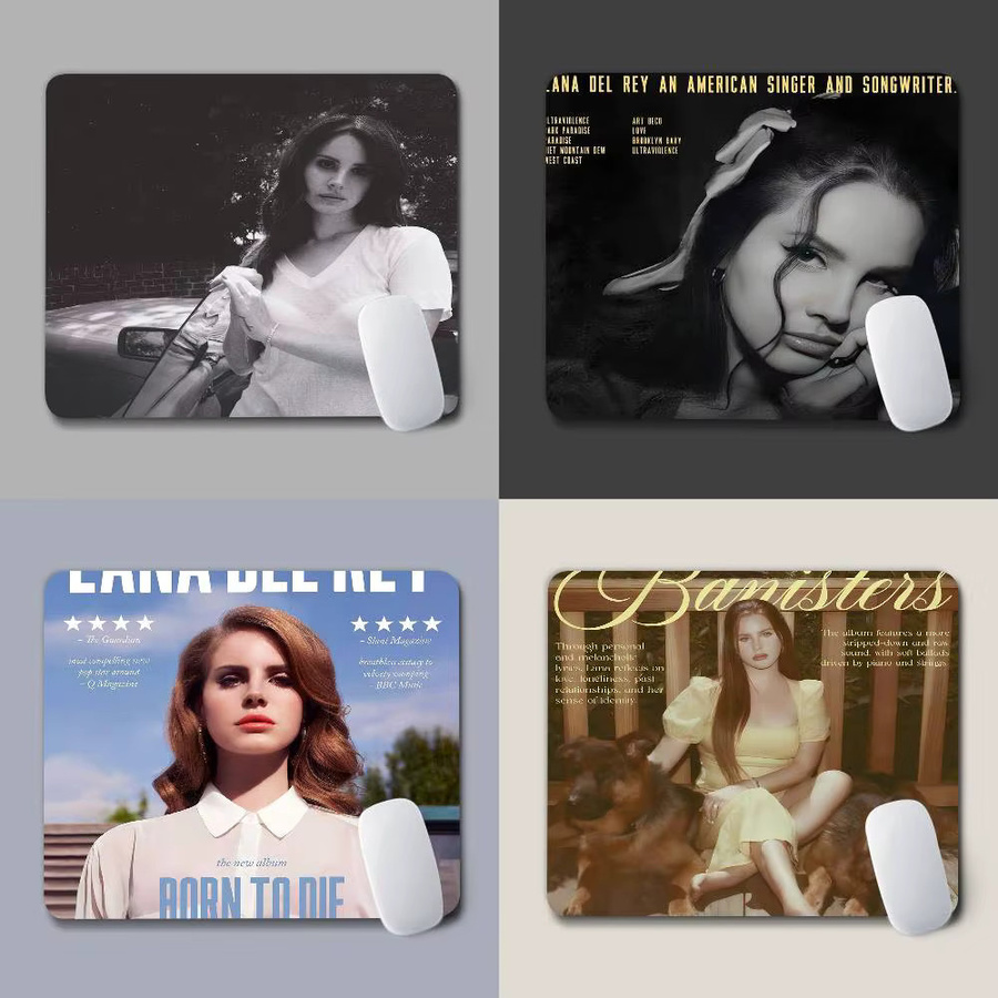 Rastar Lana Del Rey Hot Music Album Mauspad, quadratisch, multicolour - Bild 3