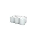 Handtuchpapier ZS, 2-lagig, weiß, 6 Rollen à 130 m, Breite: 20 cm - Bild 1