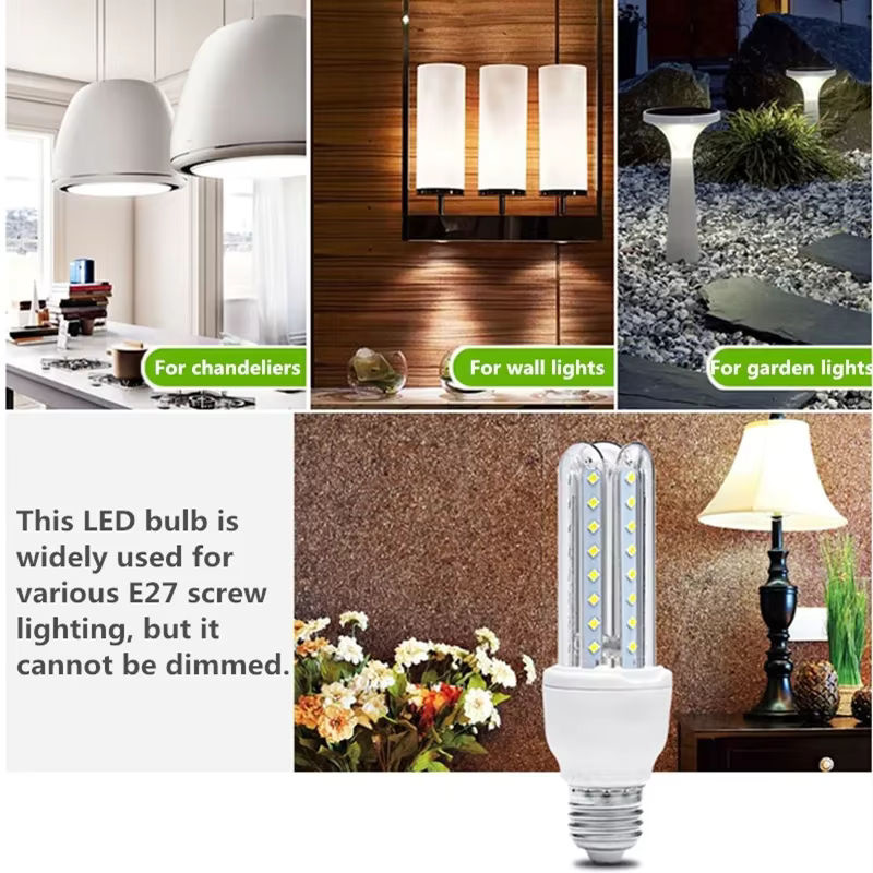 ZHMZH E27 LED Maisbirne Dekorative Glühbirne SMD2835 Transparent Weiß 220V - Bild 3