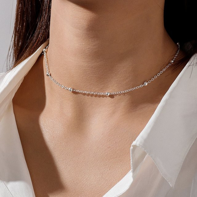 Aihua Halskette, Kupfer, Perlen, Silber, Unisex - Bild 1
