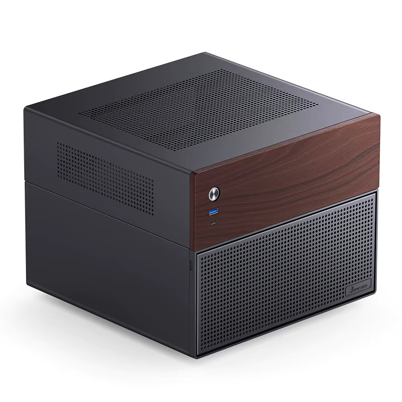 Jonsbo N4 Mini NAS Computergehäuse für ITX und M-ATX Mainboards mit Platz für 8 Festplatten und bis zu 230mm Grafikkarte in Schwarz oder Weiß - Bild 2
