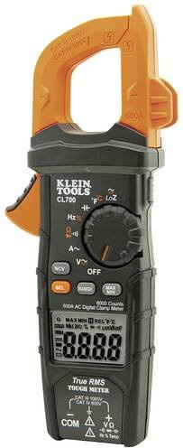 Klein Tools Digitales Multimeter CL900 Stromzangen-Multimeter TRMS automatisch LoZ 2000 A AC/DC in Orange - Bild 2