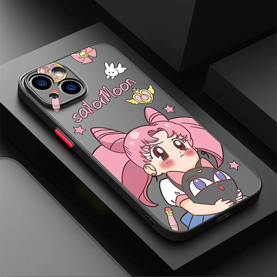 Sailor Moon Handyhülle im Cartoon-Design für iPhone Modelle, Multicolor - Bild 2