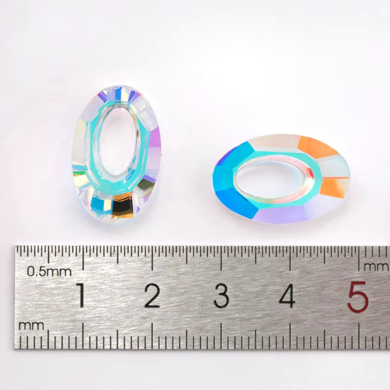 SMI Fine Anhänger, Glas, Kristall, Bunt, 20 mm, Unisex - Bild 2