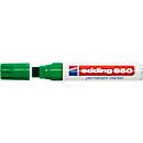 edding Permanentmarker 850 mit Keilspitze in Grün - Bild 2