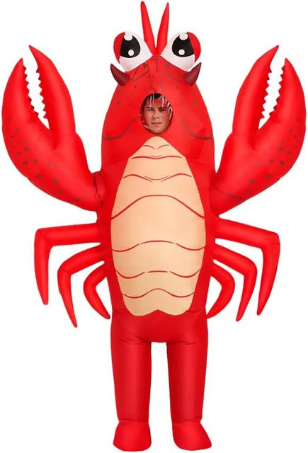 Hangchen Family Aufblasbares Hummer-Kostüm, Rot, Bunt / Mehrfarbig - Bild 1