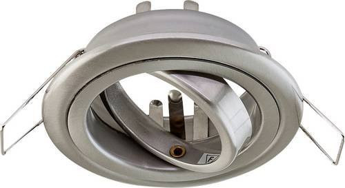 EVN Einbauring für Halogenleuchten aus Edelstahl in Silber, 50W, 12V, IP20 - Bild 1
