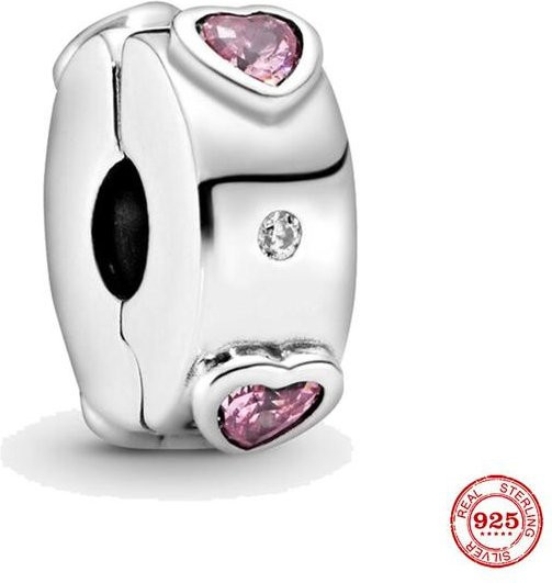 Lily there Clip Charm, 925 Silber, Zirkonia, Perle, Damen - Bild 1