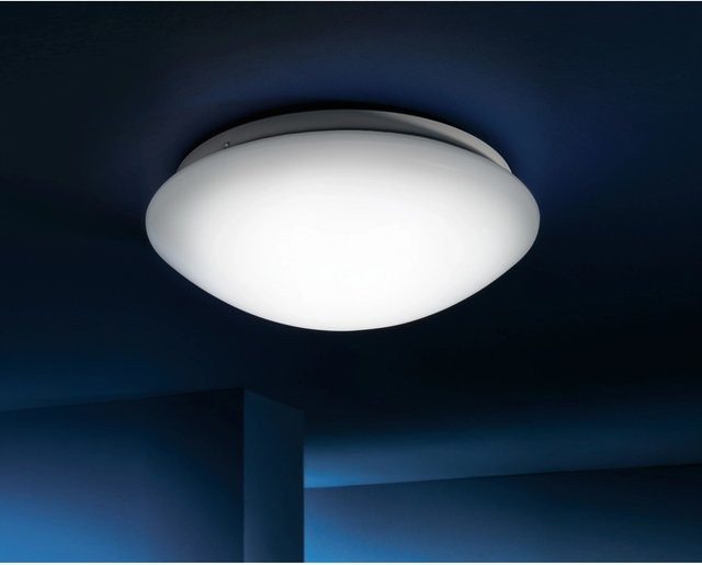 Reality LED-Deckenleuchte aus Kunststoff in Weiß, Durchmesser: 27 cm, Höhe: 8 cm - Bild 2