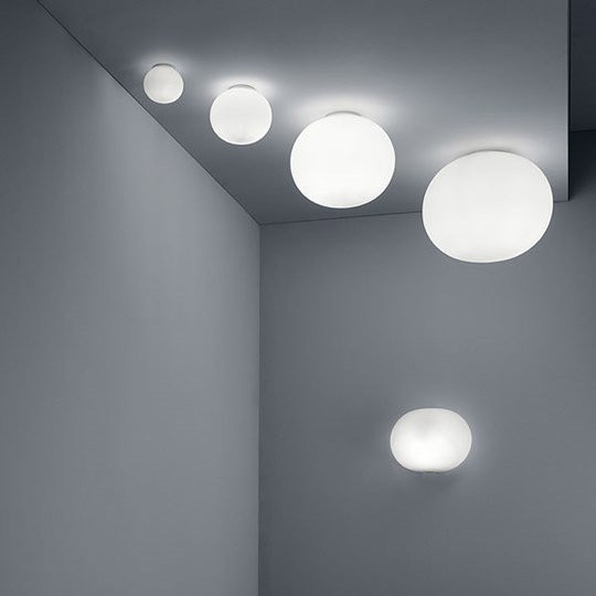 Flos Glo Ball W Wandleuchte in Weiß aus Glas - Bild 2