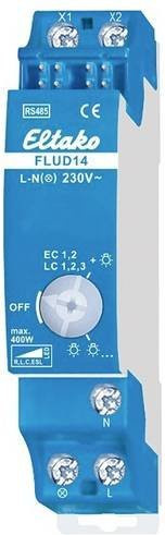 Eltako FLUD14 RS485-Bus-Leistungszusatz Hutschiene in Blau, B/T/H: 5,8 x 1,8 cm - Bild 1