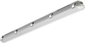 Brumberg LED-Feuchtraumleuchte in Weiß aus Edelstahl und Polycarbonat, 4000K Cool White, IP65, Länge: 119 cm - Bild 1
