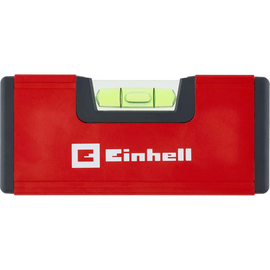 Einhell Taschenwasserwaage in Rot und Schwarz, Länge: 10 cm - Bild 2