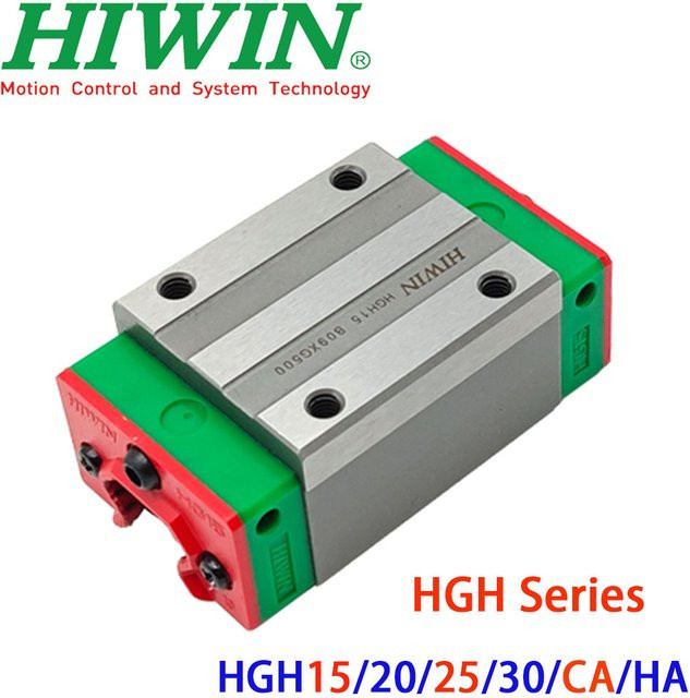 HIWIN Original Linearführungsschiene Gleitblock aus legiertem Stahl in Silber für 3D-Drucker und CNC-Teile - Bild 1