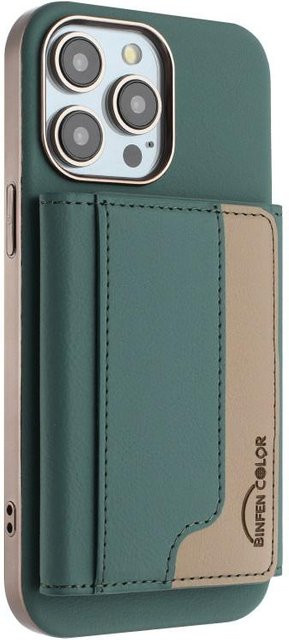 G.MING 2-in-1 Leder Handyhülle mit abnehmbarem magnetischem Kartenhalter für iPhone 16 Pro Max, 15 Plus, 14, 13, 12, 11, XR, 8, 7 Klapptasche in Schwarz, Braun, Grün, Blau, Rot - Bild 1