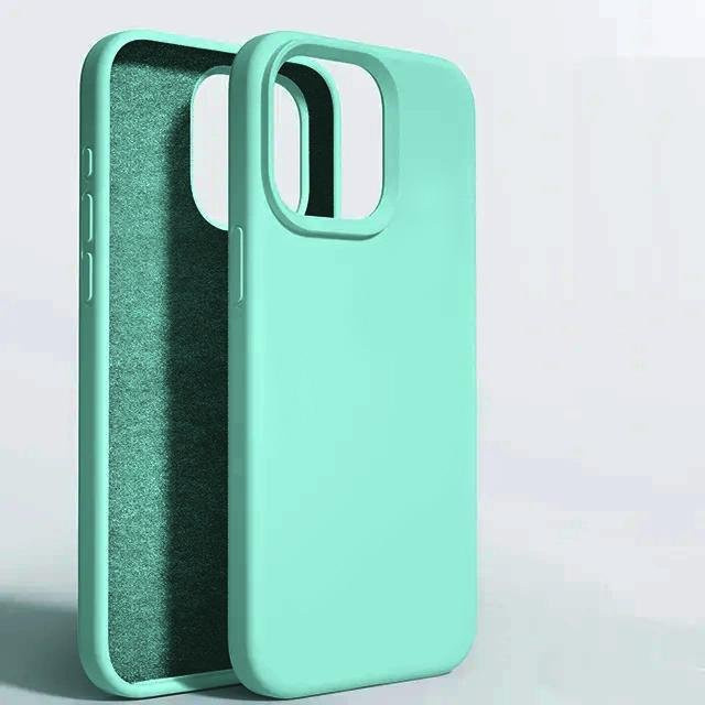 Bai Fen Bai-Digital 3C Flüssigsilikonhülle für iPhone in Grün - Bild 1