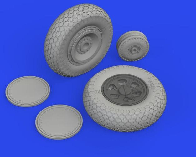 Miniart P-47D - Wheels cross tread - Bild 1