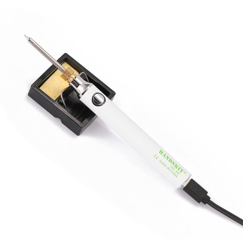 Kkmoon USB-Ladelötkolben Set mit einstellbarer Temperatur, 5 V, 8 W, Weiß/Mehrfarbig - Bild 6