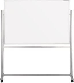 Magnetoplan ferroscript mobile Schreibtafel doppelseitig weiß B: 180 cm, H: 120 cm