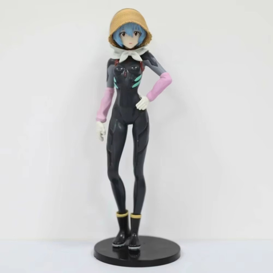 Bandai Evangelion Ayanami Rei Strohhut, Actionfiguren, PVC-Statue, 17,5cm - Bild 3