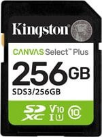 Kingston Canvas Select Plus 256 GB SDXC Speicherkarte Class 10 in Schwarz - Bild 1