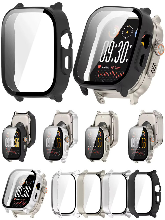 Realme Smartwatch Schutzhülle, PC+Glas, transparent, Schwarz - Bild 6